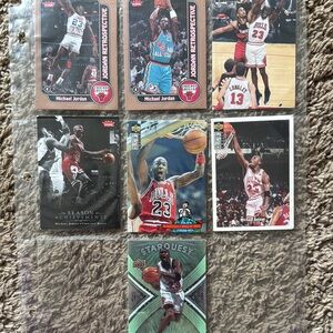 Michael Jordan Basketball Trading Card Set